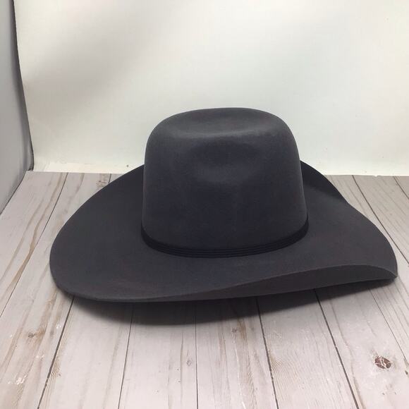 4X Day Money - Hooey Cowboy Hat – RESISTOL RESISTOL 4X Day Money Wool Felt Grey Cowboy Hat Silk Liner Size 6 3/4 Western